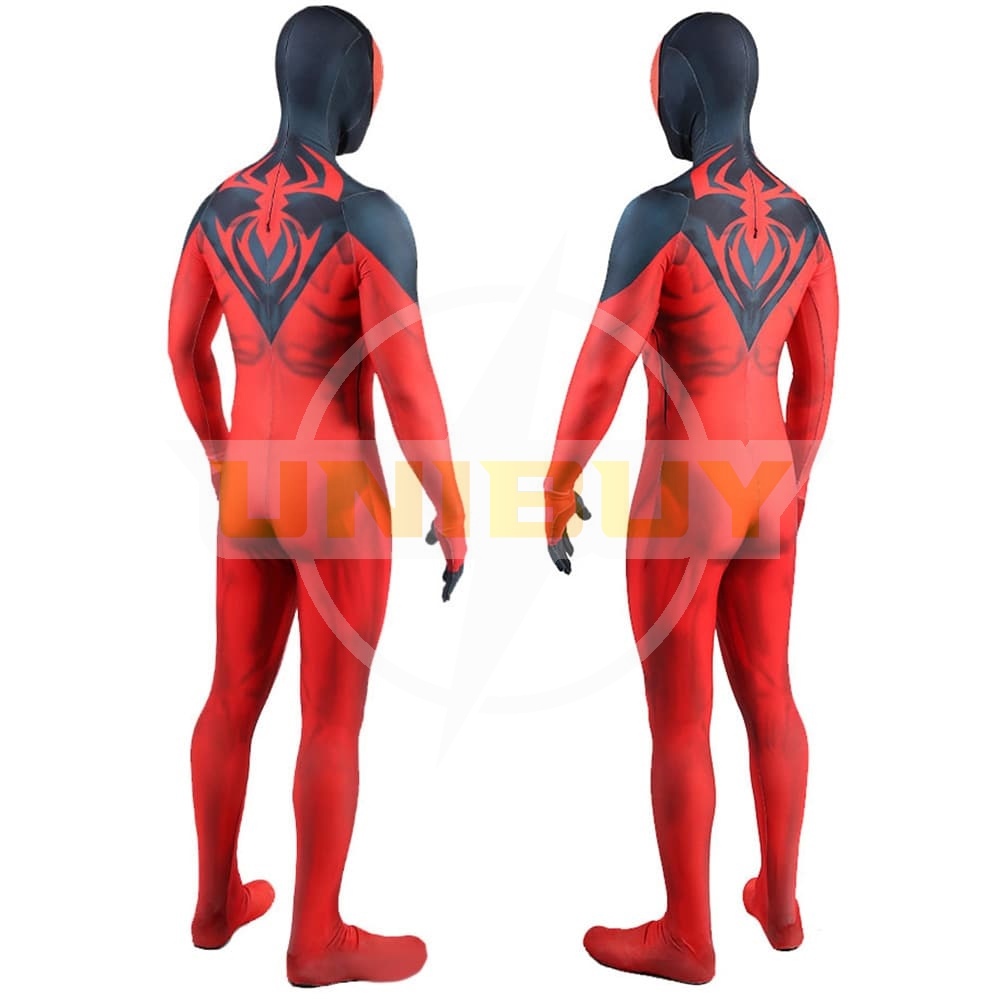 Spider-Man PS4 Scarlet Spider II Suit Kaine Parker Cosplay Costume For Kids Adult Unibuy