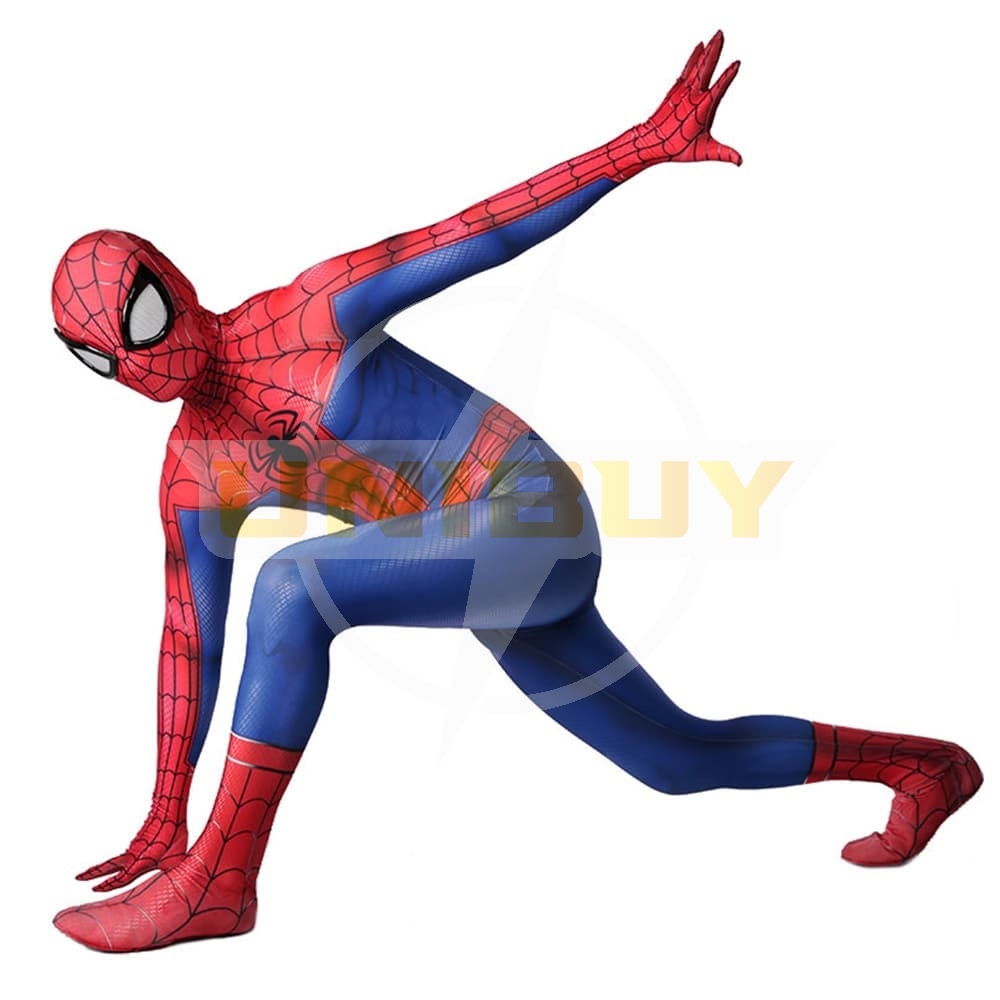 Spider-Man PS4 Into the Spider-Verse Suit Peter Parker Cosplay Costume For Kids Adult Unibuy