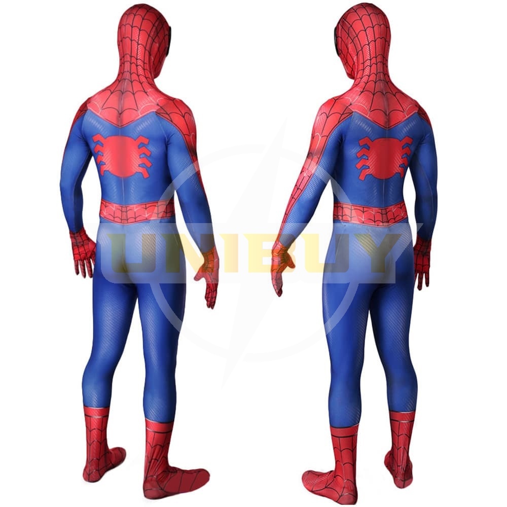 Spider-Man PS4 Into the Spider-Verse Suit Peter Parker Cosplay Costume For Kids Adult Unibuy