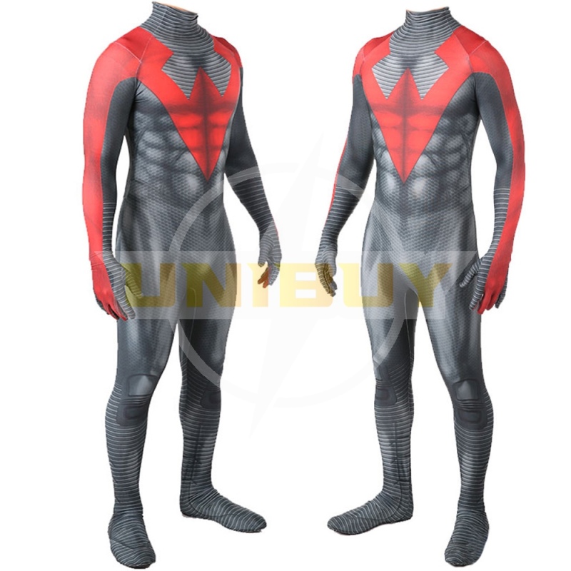 New 52 Nightwing Costume Cosplay Dick Grayson Jumpsuit Bodysuit For Kids Adult Unibuy