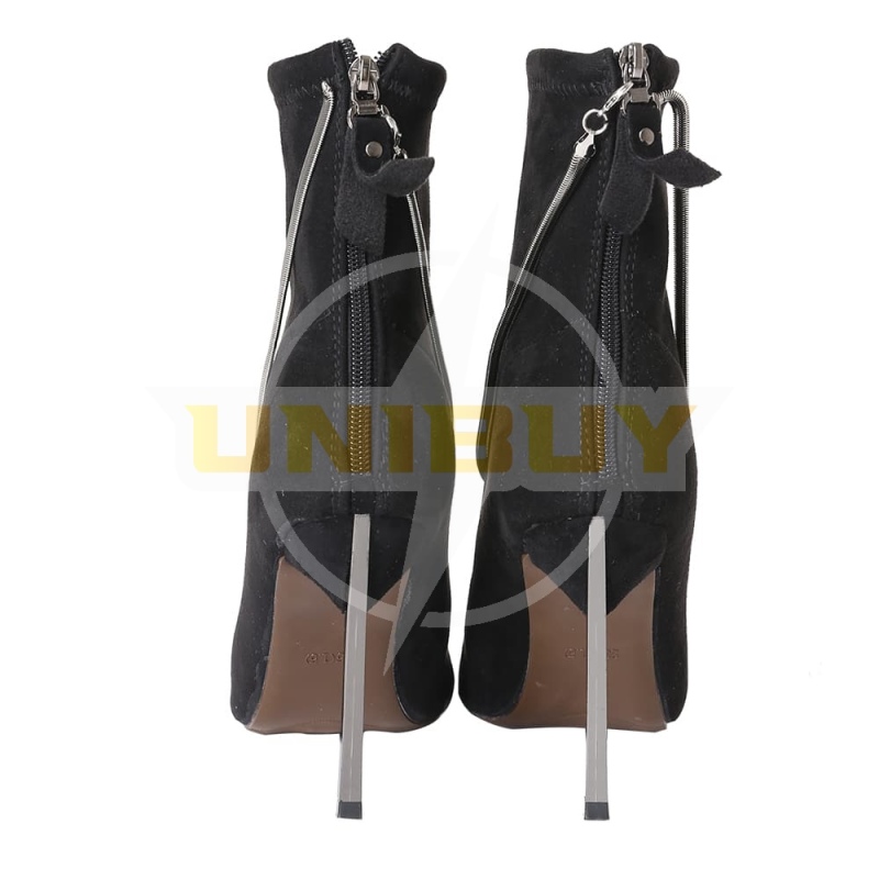 Cruella Costume Black Shoes Cosplay Women Boots Unibuy