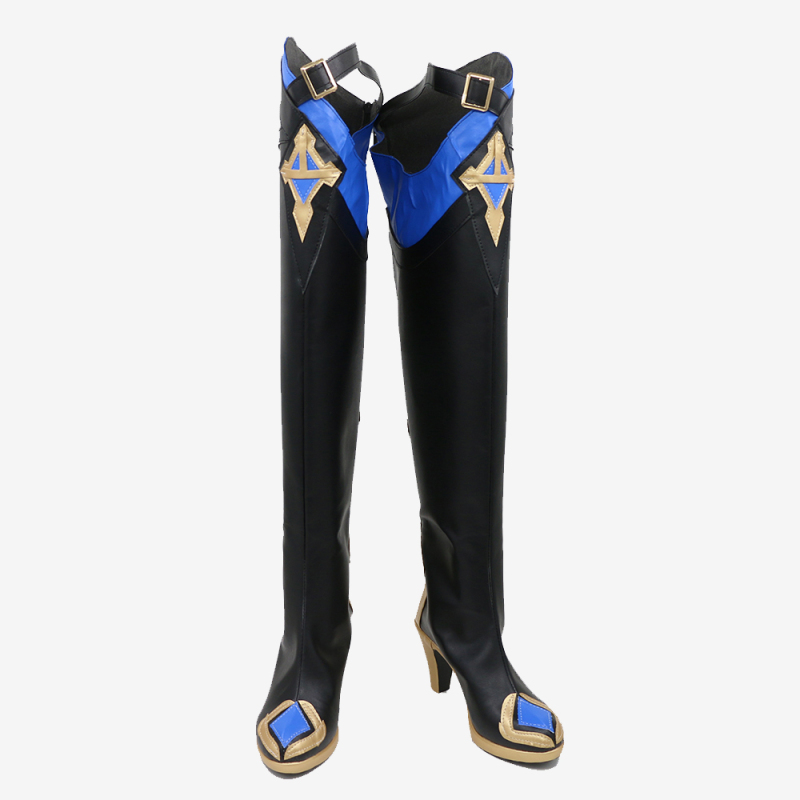 Genshin Impact Eula Shoes Cosplay Long Boots Unibuy