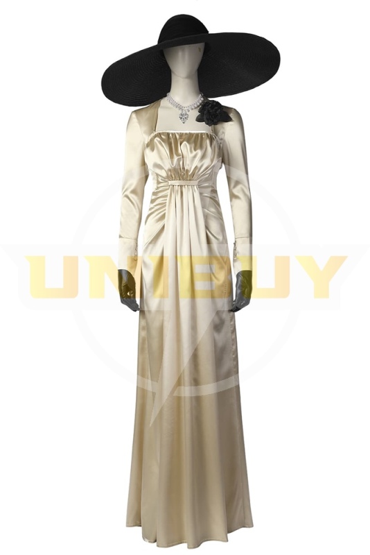 Resident Evil 8 Village Alcina Lady Dimitrescu Dress Cosplay Costume Unibuy Ver 1 Unibuy