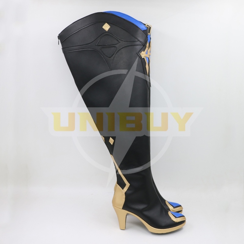 Genshin Impact Eula Shoes Cosplay Long Boots Unibuy
