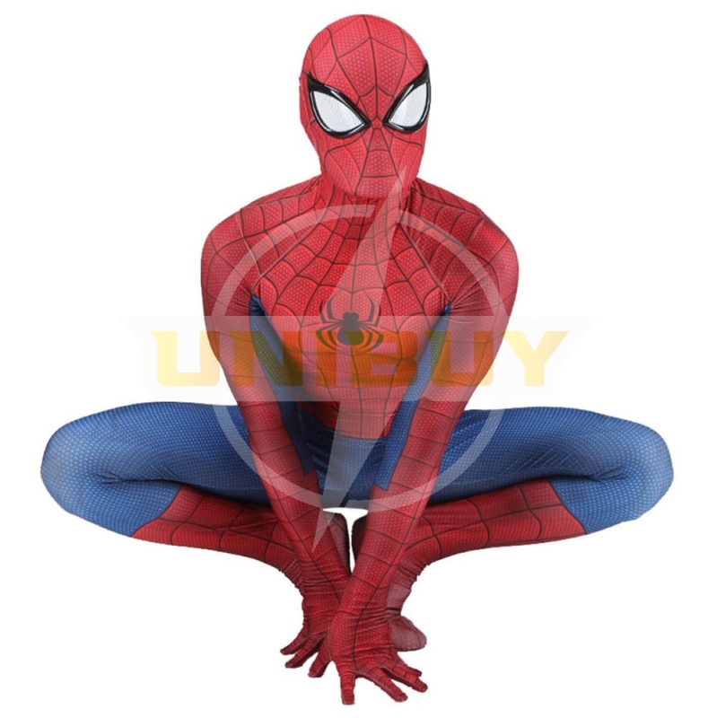Spider Man PS4 Classic Suit Peter Parker Cosplay Costume For Kids Adult Unibuy