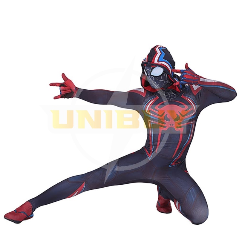 Spider-Man PS5 Costume Cosplay Miles Morales 2099 Suit For Kids Adults Unibuy