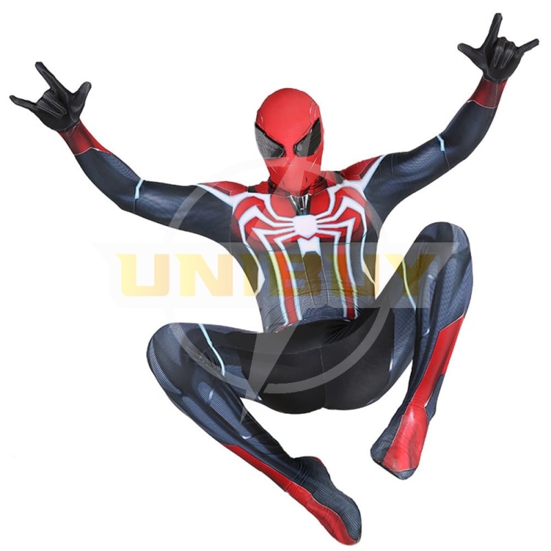 Spider-Man PS4 Velocity Suit Cosplay Costume Jumpsuit Bodysuit Unibuy