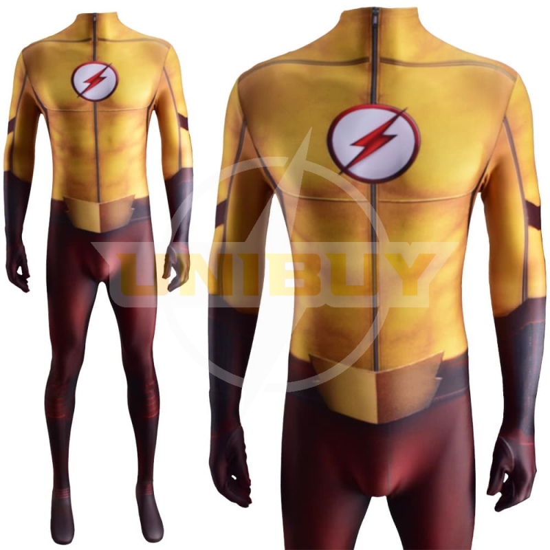 The Flash S3 Kid Flash Costume Cosplay Wally West Jumpsuit Bodysuit Unibuy