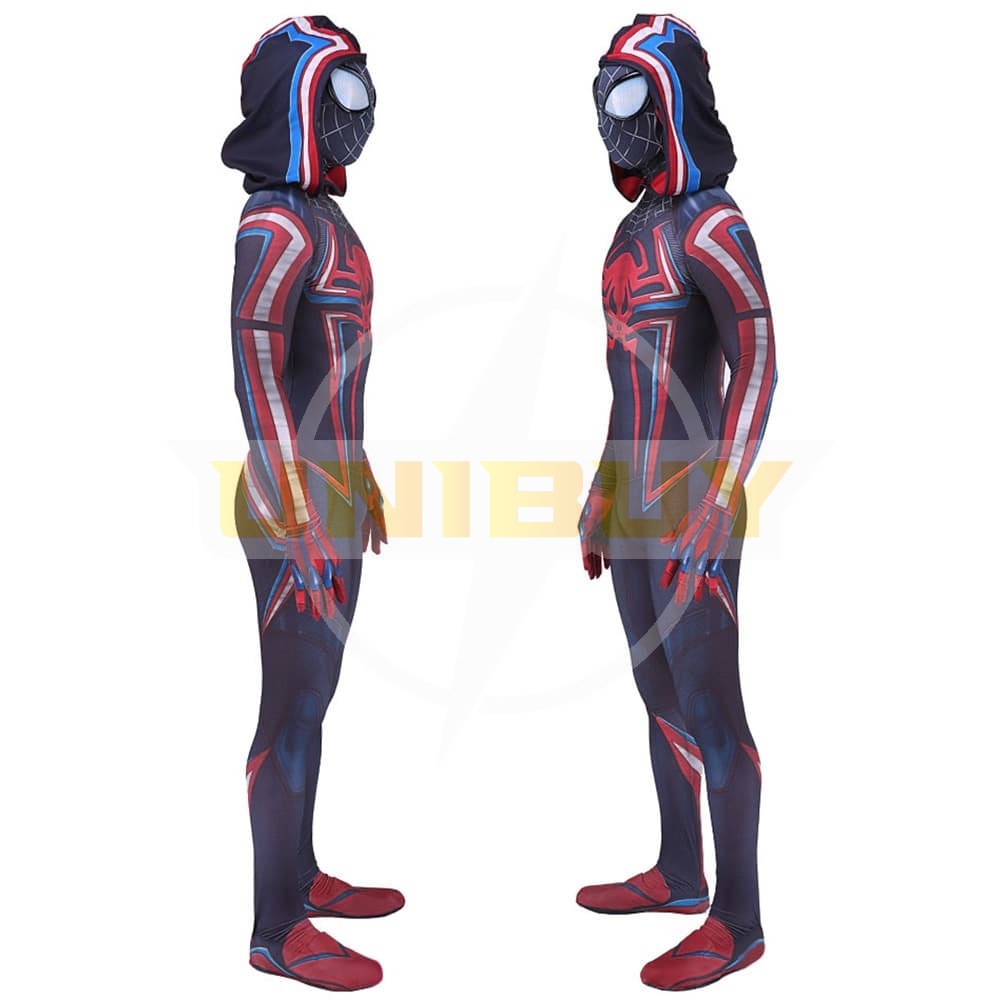 Spider-Man PS5 Costume Cosplay Miles Morales 2099 Suit For Kids Adults Unibuy