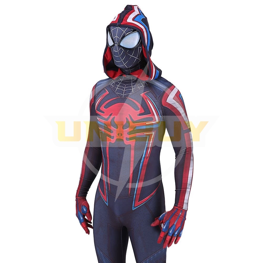 Spider-Man PS5 Costume Cosplay Miles Morales 2099 Suit For Kids Adults Unibuy