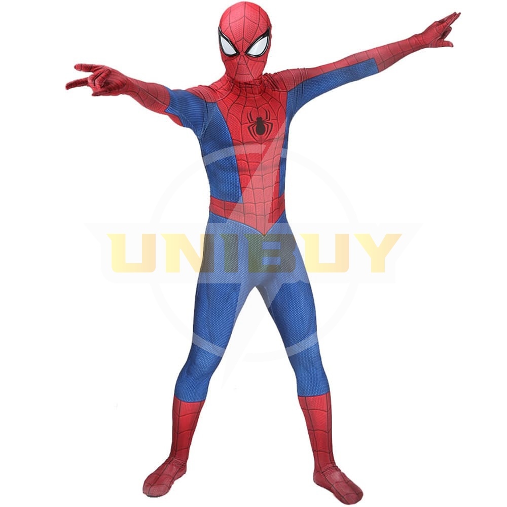 Spider Man PS4 Classic Suit Peter Parker Cosplay Costume For Kids Adult Unibuy