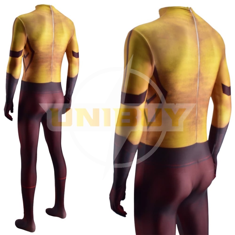 The Flash S3 Kid Flash Costume Cosplay Wally West Jumpsuit Bodysuit Unibuy