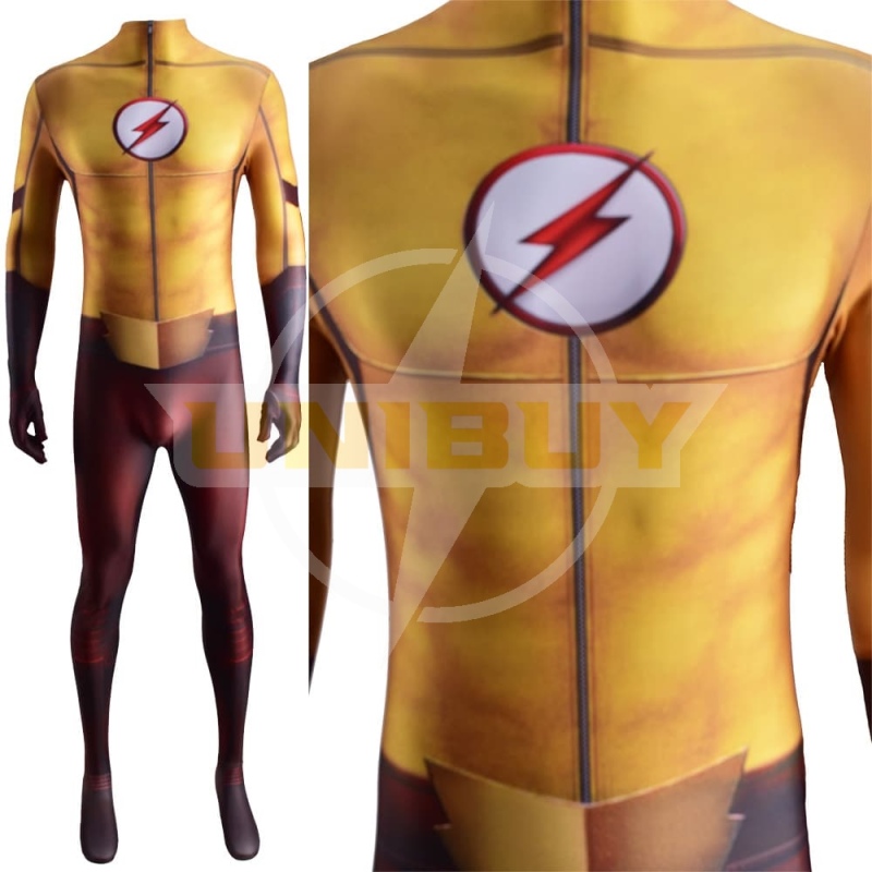 The Flash S3 Kid Flash Costume Cosplay Wally West Jumpsuit Bodysuit Unibuy