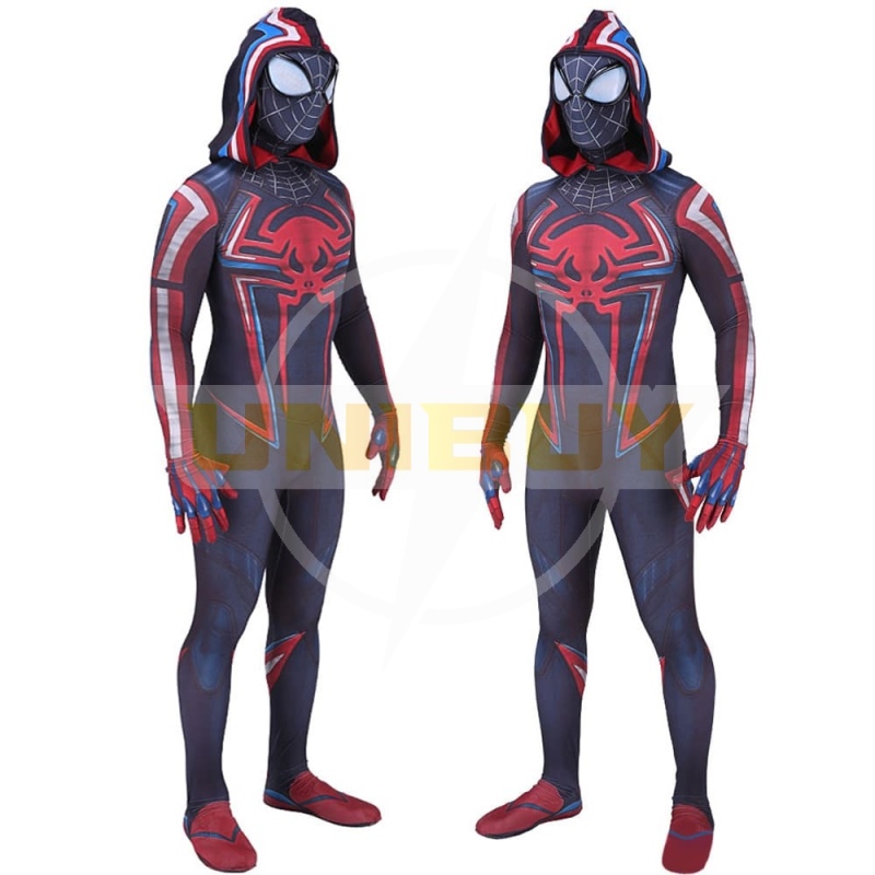 Spider-Man PS5 Costume Cosplay Miles Morales 2099 Suit For Kids Adults Unibuy