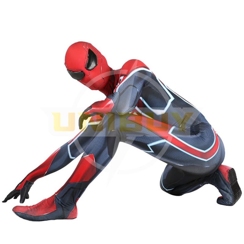 Spider-Man PS4 Velocity Suit Cosplay Costume Jumpsuit Bodysuit Unibuy