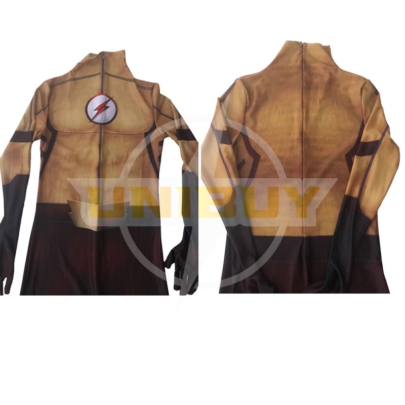 The Flash S3 Kid Flash Costume Cosplay Wally West Jumpsuit Bodysuit Unibuy