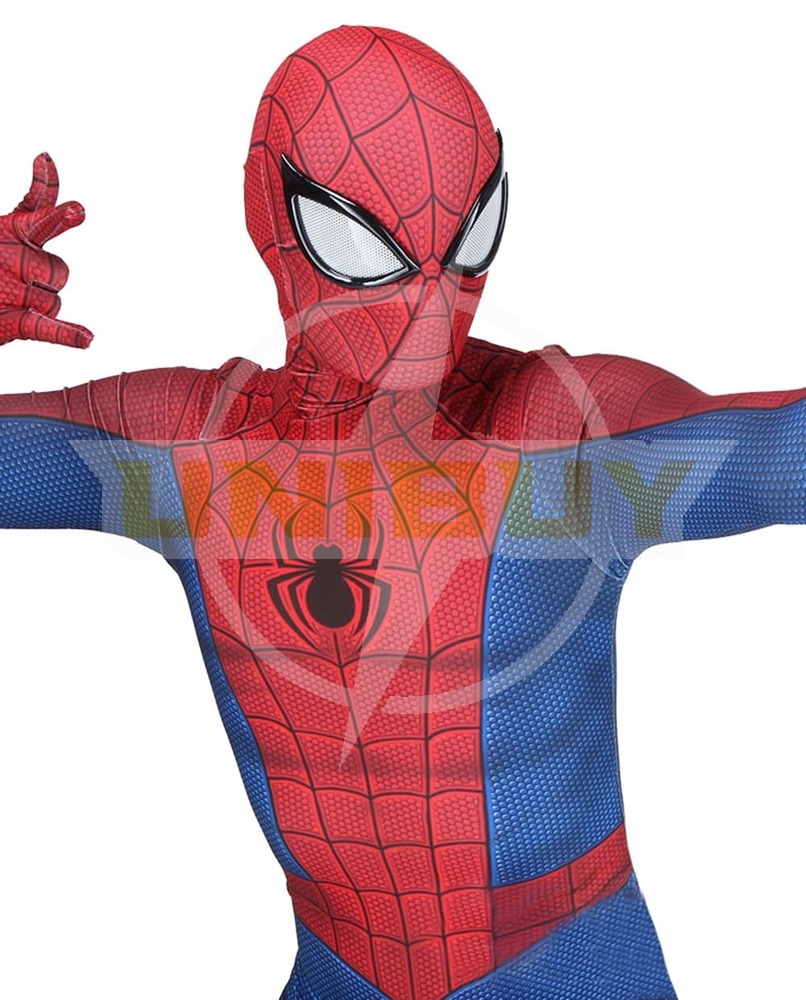 Spider Man PS4 Classic Suit Peter Parker Cosplay Costume For Kids Adult Unibuy