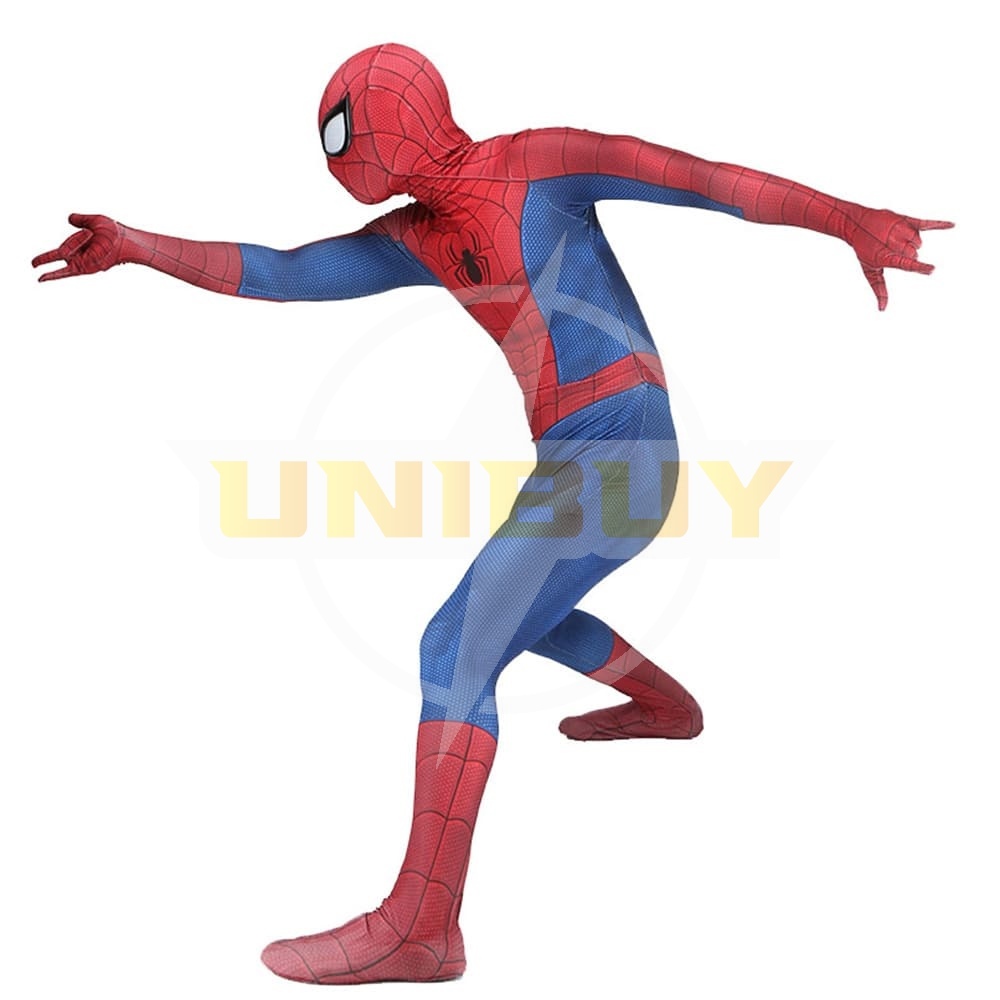 Spider Man PS4 Classic Suit Peter Parker Cosplay Costume For Kids Adult Unibuy