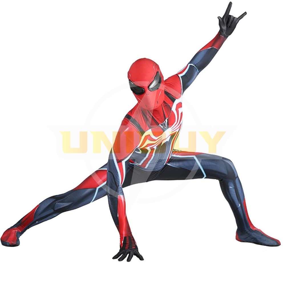 Spider-Man PS4 Velocity Suit Cosplay Costume Jumpsuit Bodysuit Unibuy