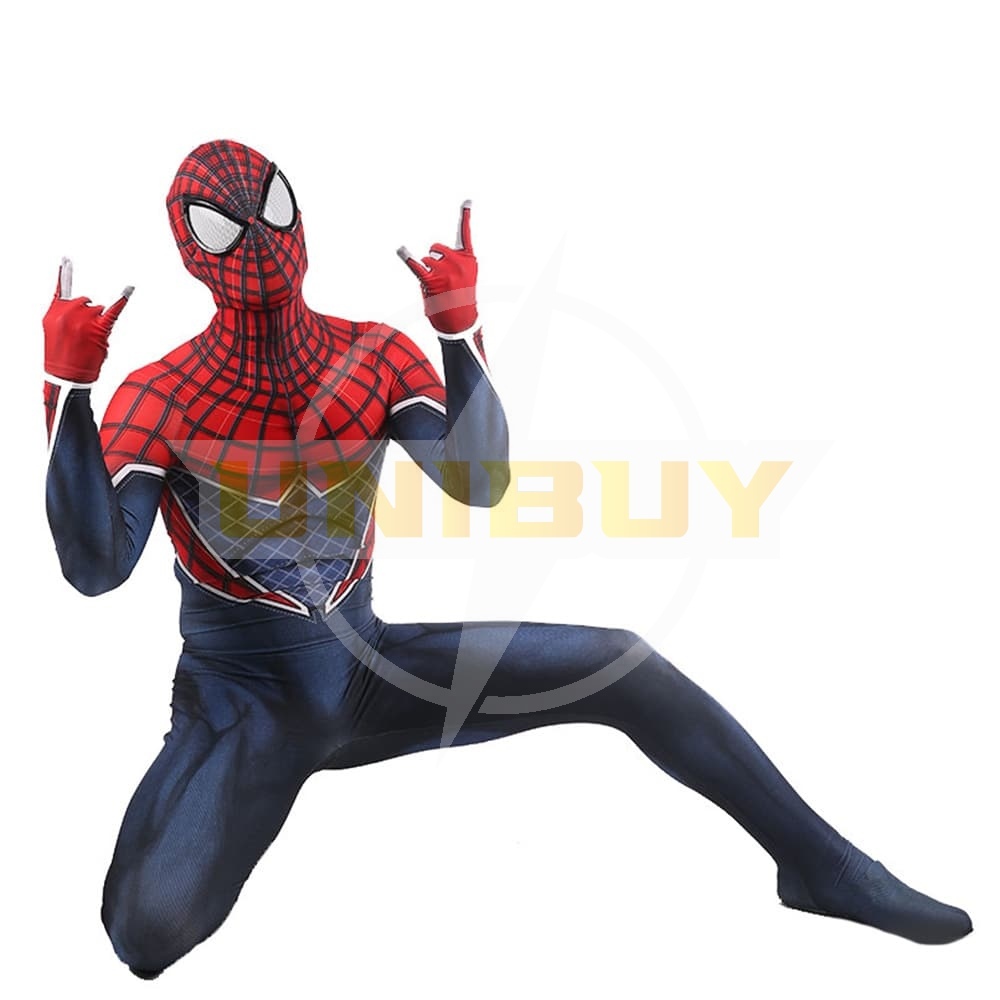 Spider Man PS4 Spider-Punk Suit Costume Cosplay For Adult Unibuy