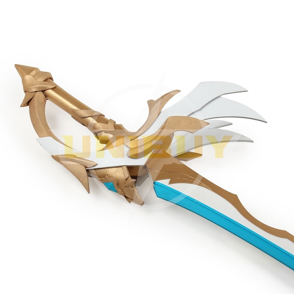 Genshin Impact Keqing Jean Prop Cosplay Aquila Favonia 2nd Ascension Phase Sword Unibuy