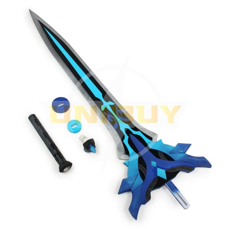 Genshin Impact Chongyun Razor Prop Cosplay Snow-Tombed Starsilver Sword Unibuy