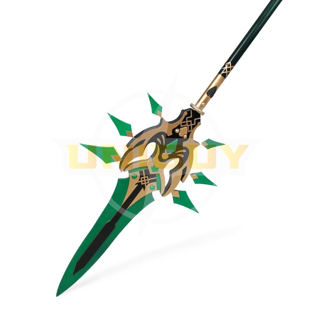 Genshin Impact Xiao Primordial Jade Winged-Spear Cosplay Prop Unibuy