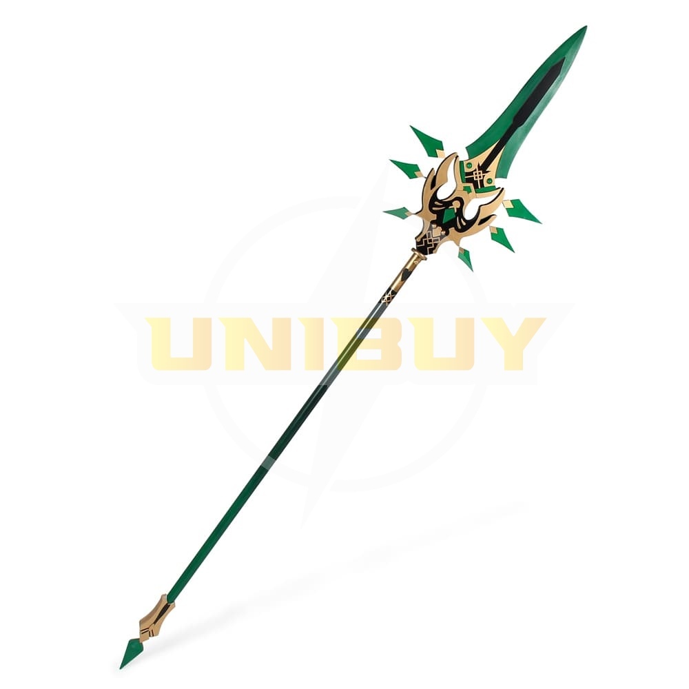 Genshin Impact Xiao Primordial Jade Winged-Spear Cosplay Prop Unibuy