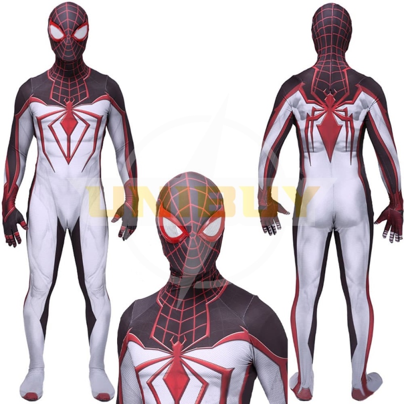 Spider-Man PS5 Miles Morales Cosplay Costume TRACK Suit For Kids Adult Unibuy