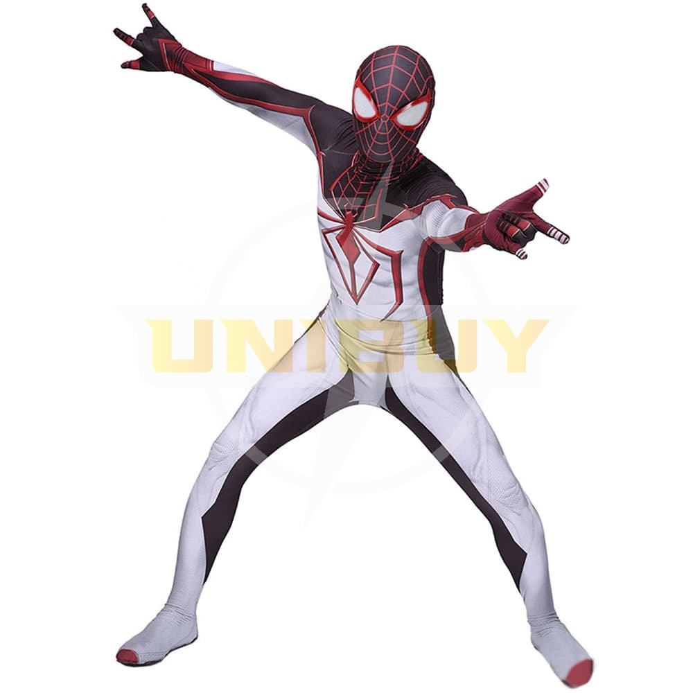 Spider-Man PS5 Miles Morales Cosplay Costume TRACK Suit For Kids Adult Unibuy