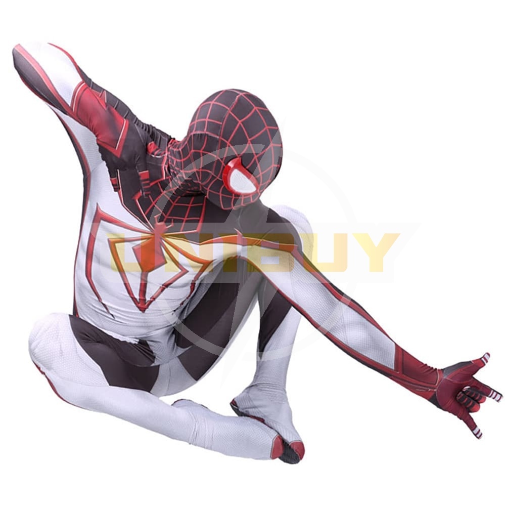 Spider-Man PS5 Miles Morales Cosplay Costume TRACK Suit For Kids Adult Unibuy