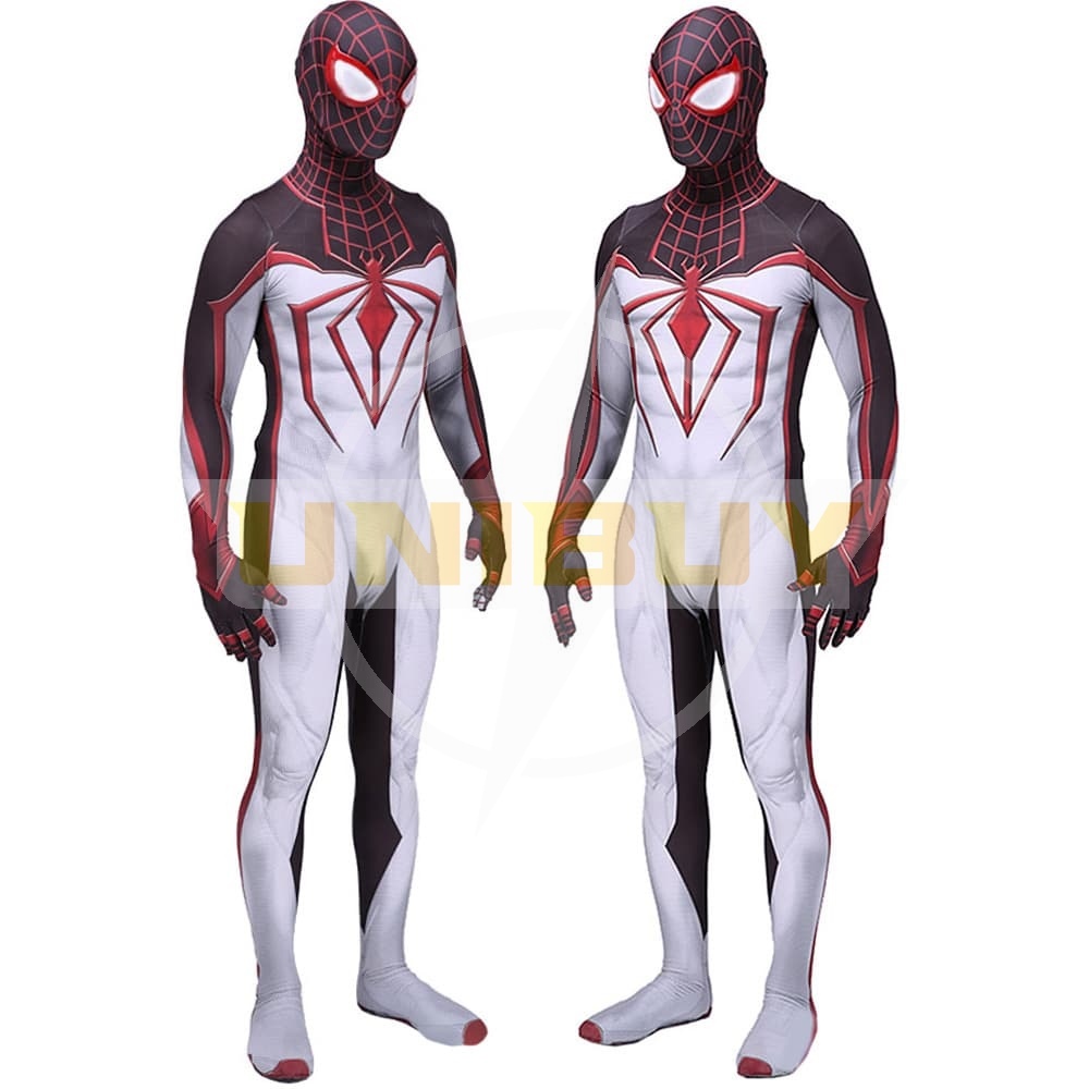 Spider-Man PS5 Miles Morales Cosplay Costume TRACK Suit For Kids Adult Unibuy