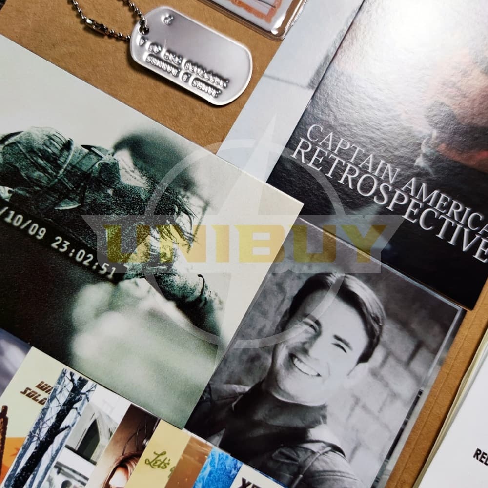 Winter Soldier Files S.H.I.E.L.D. Bucky Barnes Paper Props Movie Props Unibuy