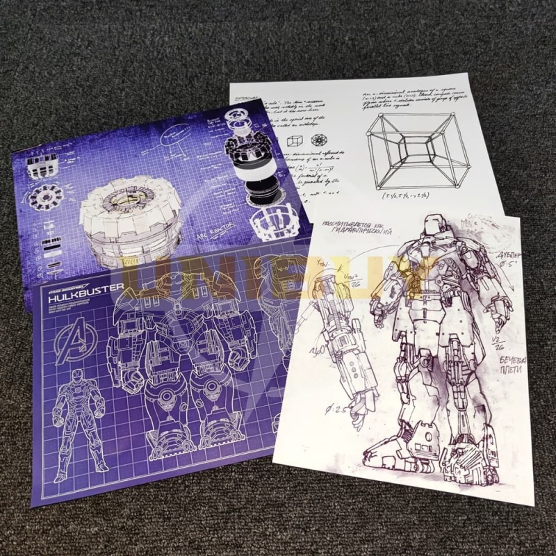 Iron Man Files S.H.I.E.L.D. Tony Stark Paper Props Movie Props Unibuy