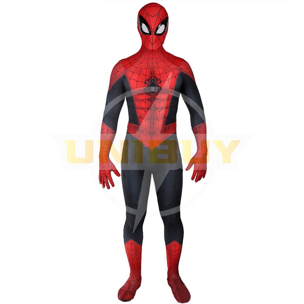Comic Spider-Man Classics Costume Cosplay Black Jumpsuit For Kids Adult Unibuy