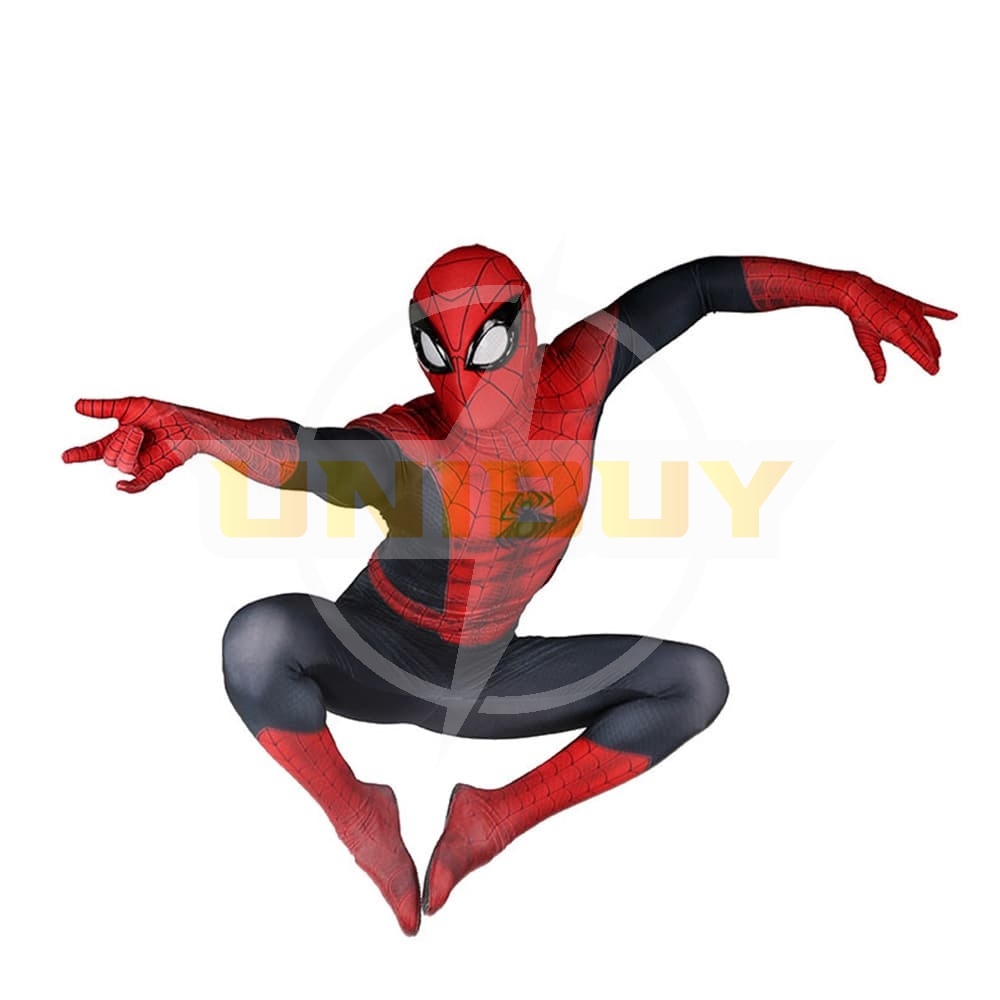 Comic Spider-Man Classics Costume Cosplay Black Jumpsuit For Kids Adult Unibuy