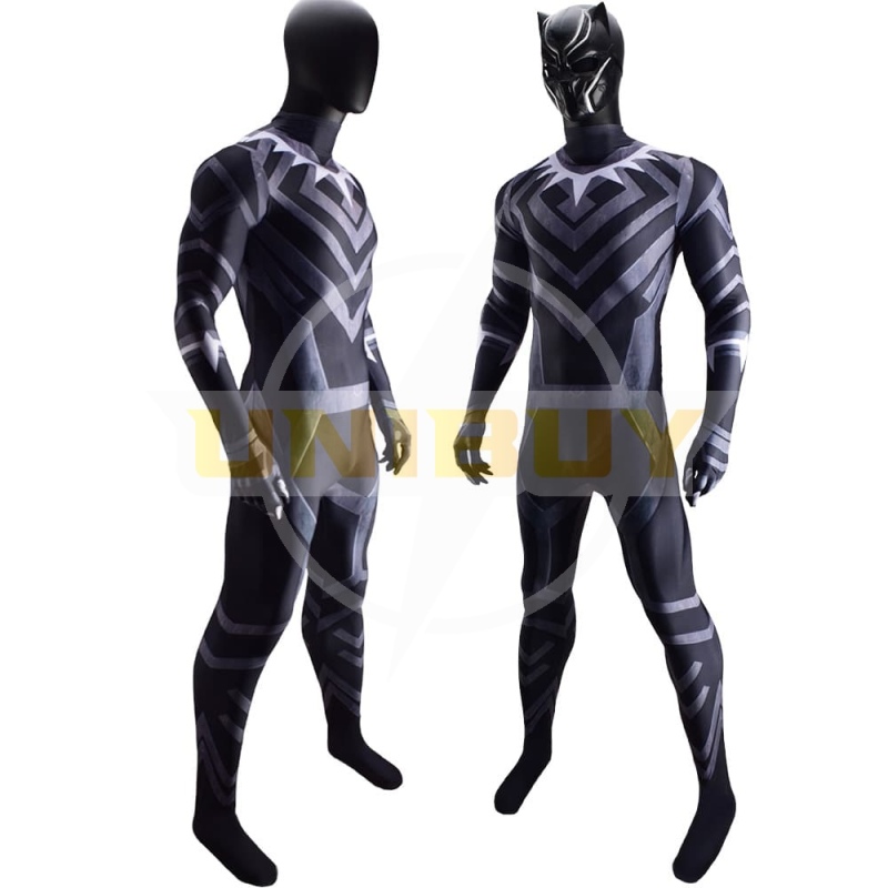 Black Panther Costume Cosplay Suit T'Challa Kids Adultt Unibuy