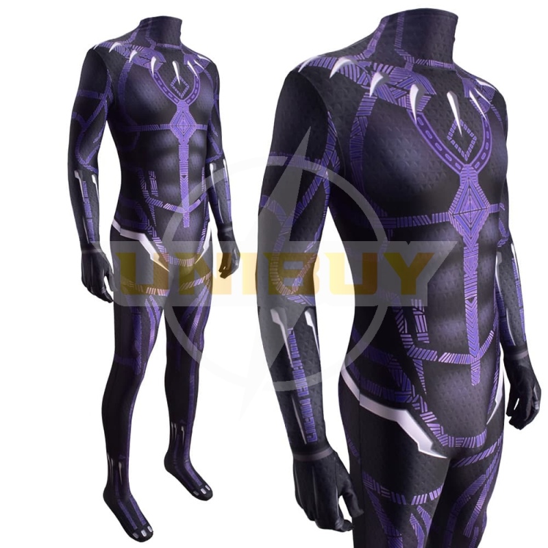 Black Panther 2 Costume Cosplay Suit T'Challa Kids Adult Unibuy