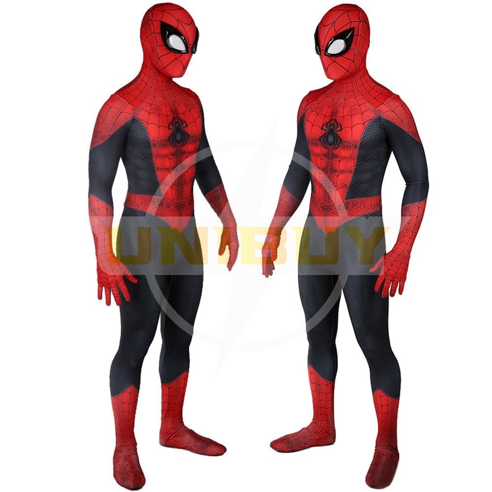 Comic Spider-Man Classics Costume Cosplay Black Jumpsuit For Kids Adult Unibuy