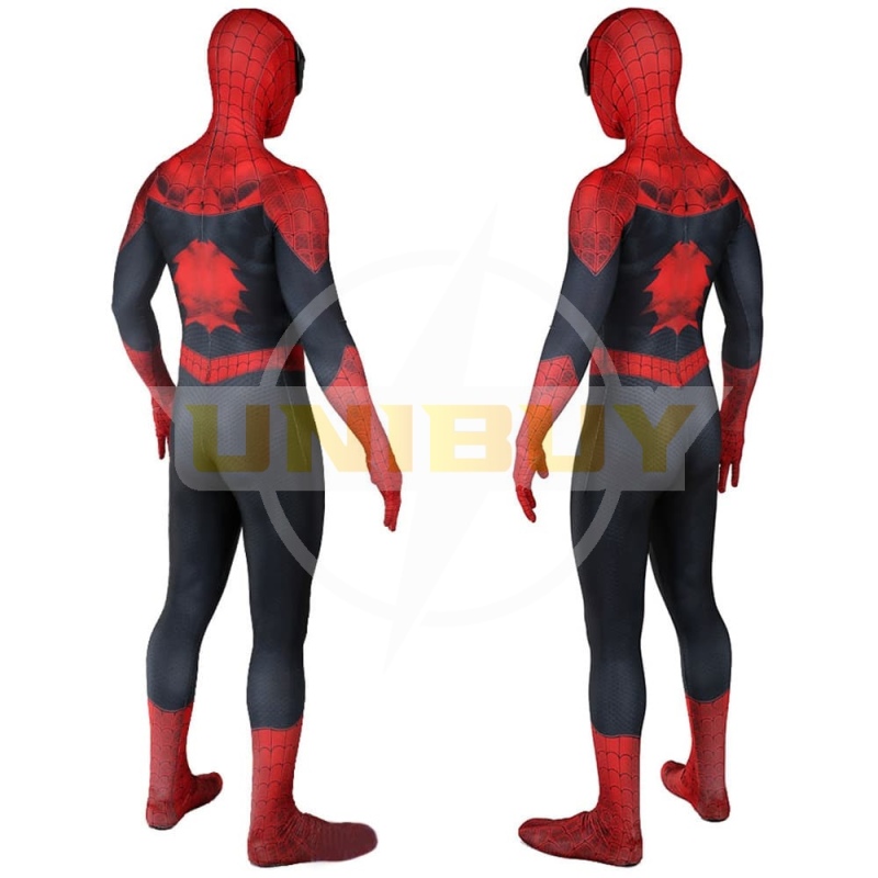 Comic Spider-Man Classics Costume Cosplay Black Jumpsuit For Kids Adult Unibuy