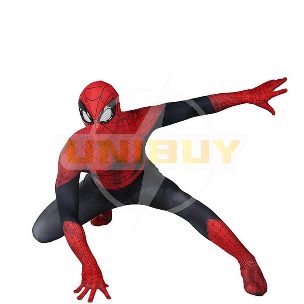 Comic Spider-Man Classics Costume Cosplay Black Jumpsuit For Kids Adult Unibuy