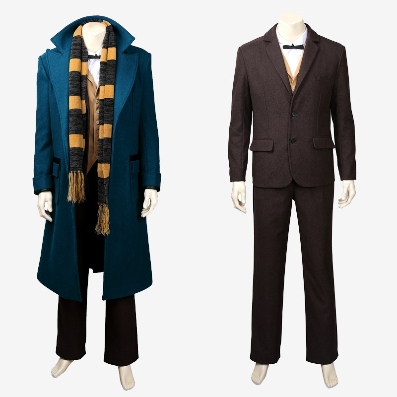 Fantastic Beasts and Where to Find Them Newt Scamander Cosplay Costume Suit