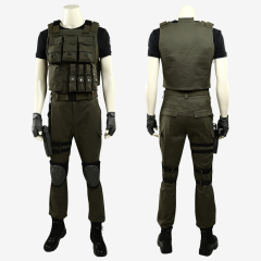 Resident Evil 3 Remake Carlos Oliveira Costume Cosplay Suit Men's Outfit