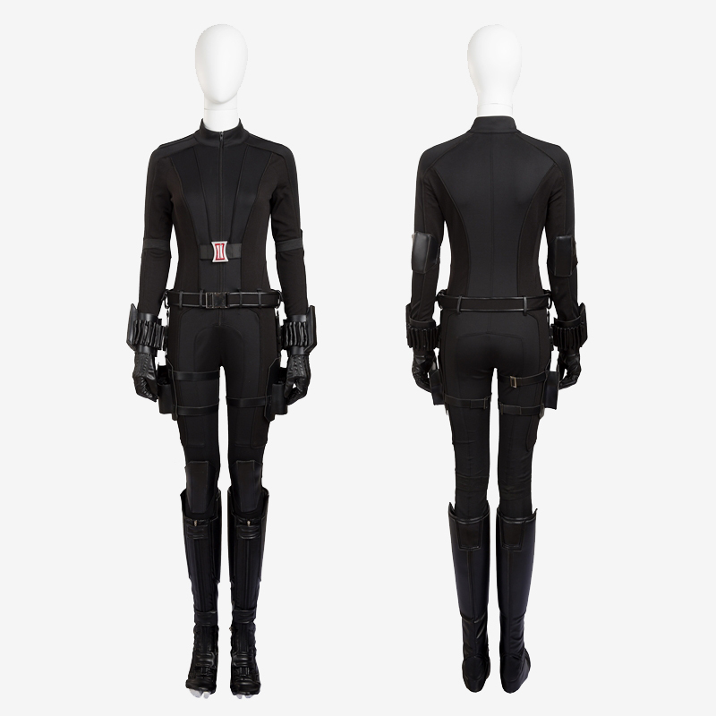 Captain America Civil War Black Widow Costume Cosplay Suit Natasha Romanoff
