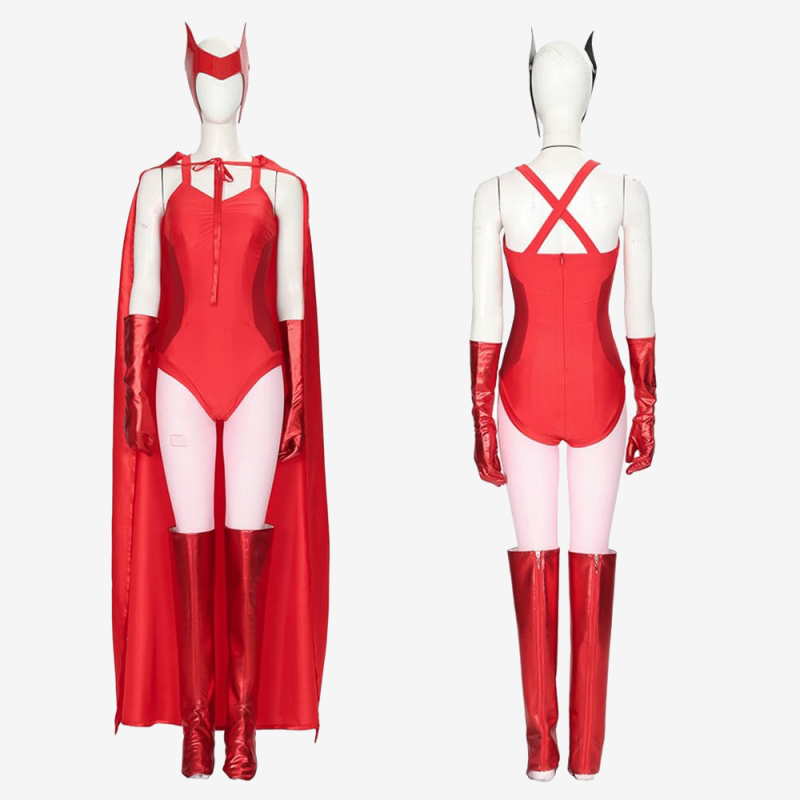 Scarlet Witch Costume Cosplay Suit Wanda Vision S1