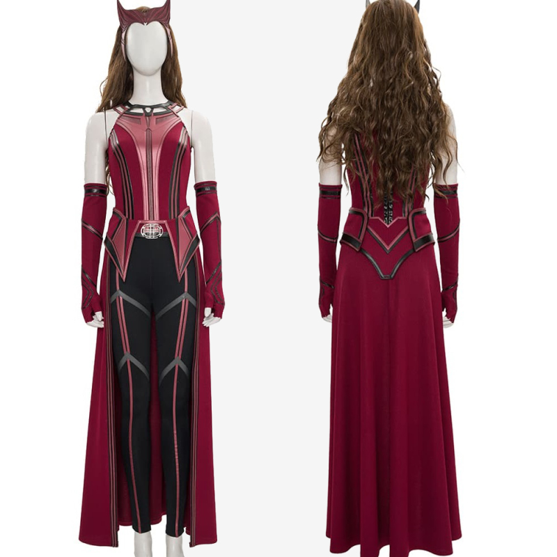 Wanda Vision Scarlet Witch Costume Cosplay Suit Wanda Maximoff Ver 2 Unibuy