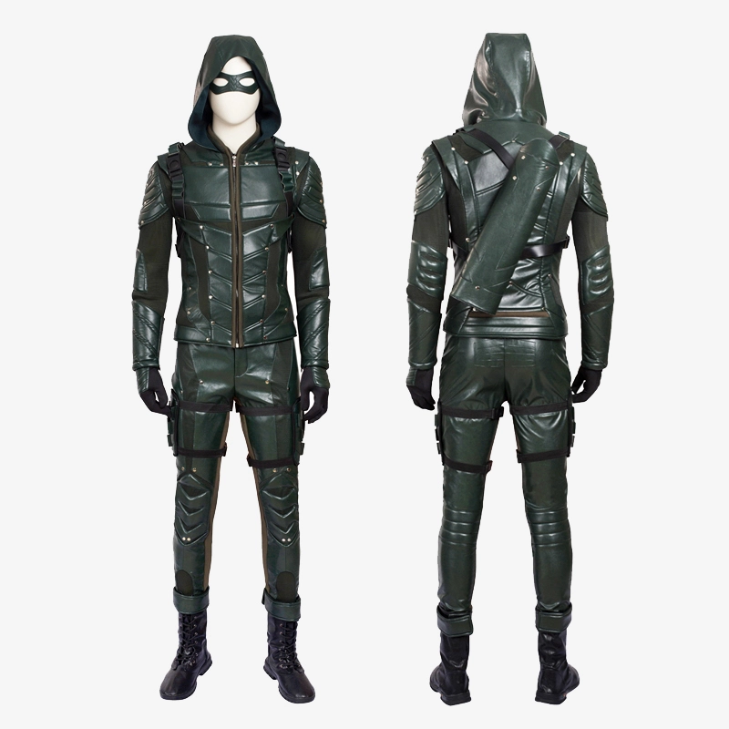Arrow Season 5 Costume Cosplay Suit Oliver Queen