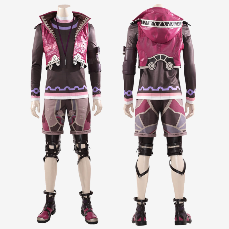 Xenoblade Chronicles Shulk Costume Cosplay Suit Men's Outfit