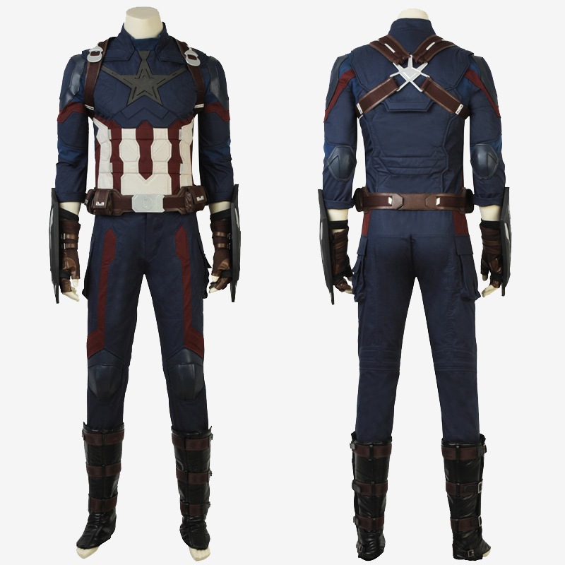 Avengers Infinity War Captain America Cosplay Costume Suit Steve Rogers Unibuy