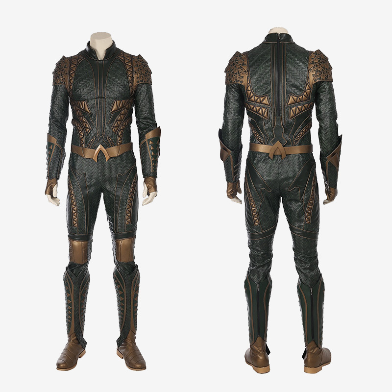 Justice League Aquaman Cosplay Costume Suit Arthur Curry